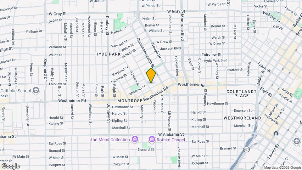 2615 Yupon St Map and Location Details