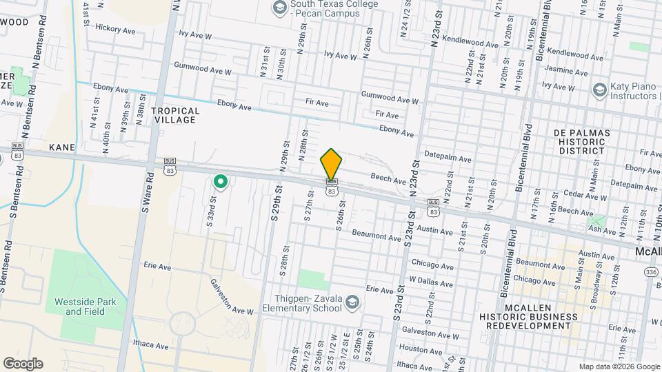 8 N 26th St Map and Location Details