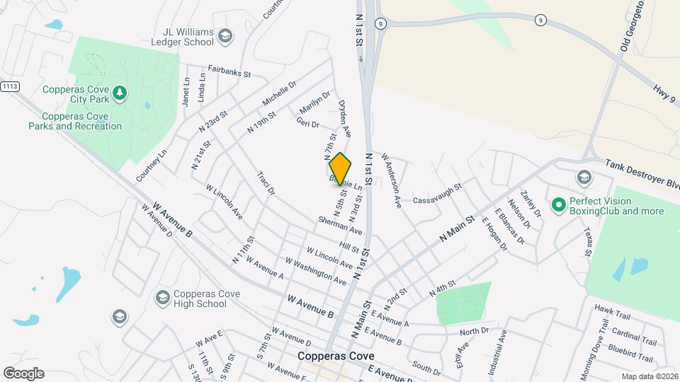 811 N 5th St Map and Location Details