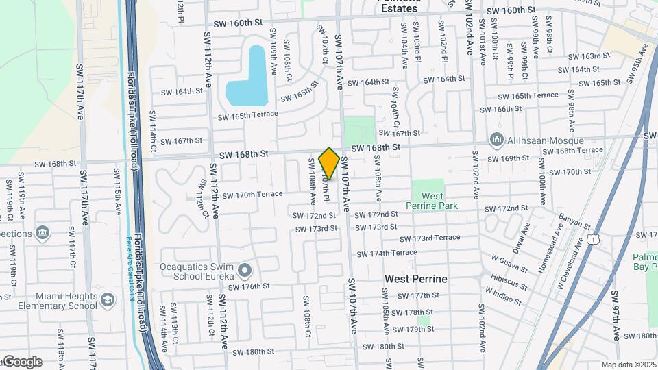 17003 SW 107th Pl Map and Location Details