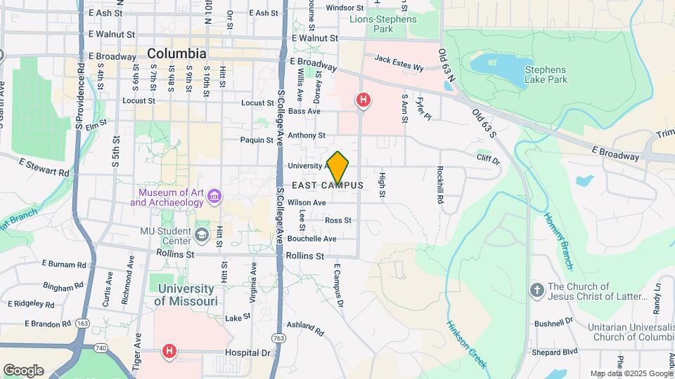 1504 Rosemary Ln Map and Location Details