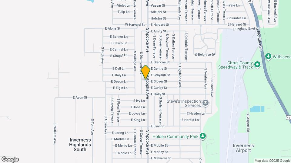 3754 S Apopka Ave Map and Location Details