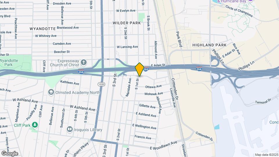 4505 S 1st St Map and Location Details