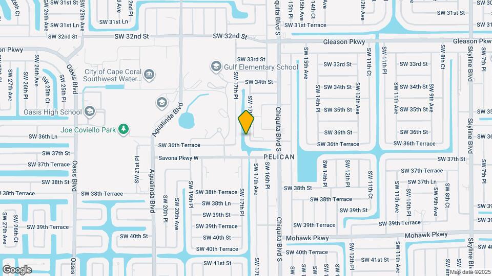 3610 SW 17th Ave Map and Location Details