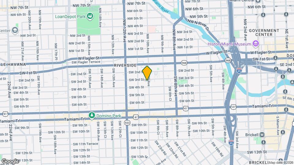 314 SW 10th Ave Map and Location Details