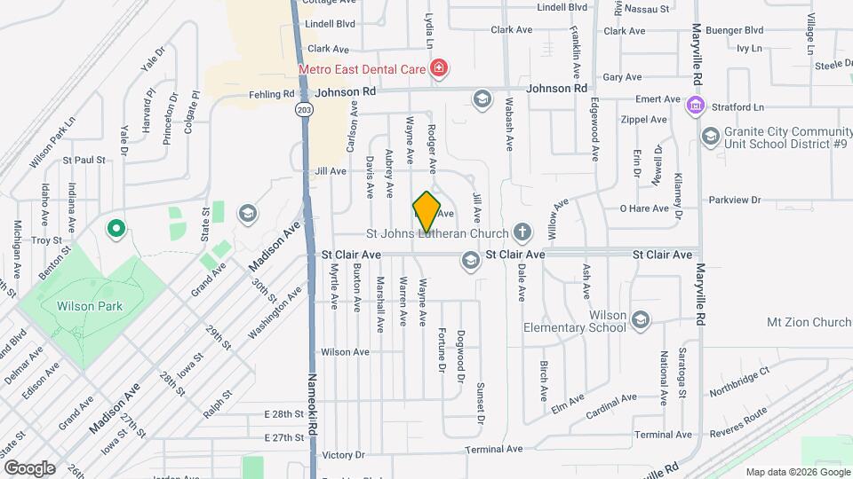 1908 Joy Ave Map and Location Details