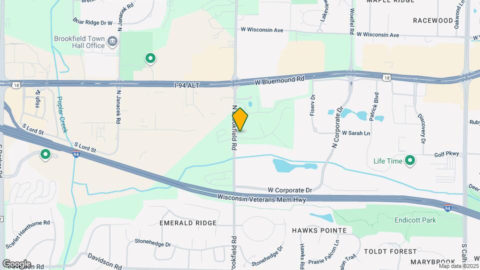 170 N Brookfield Rd Map and Location Details