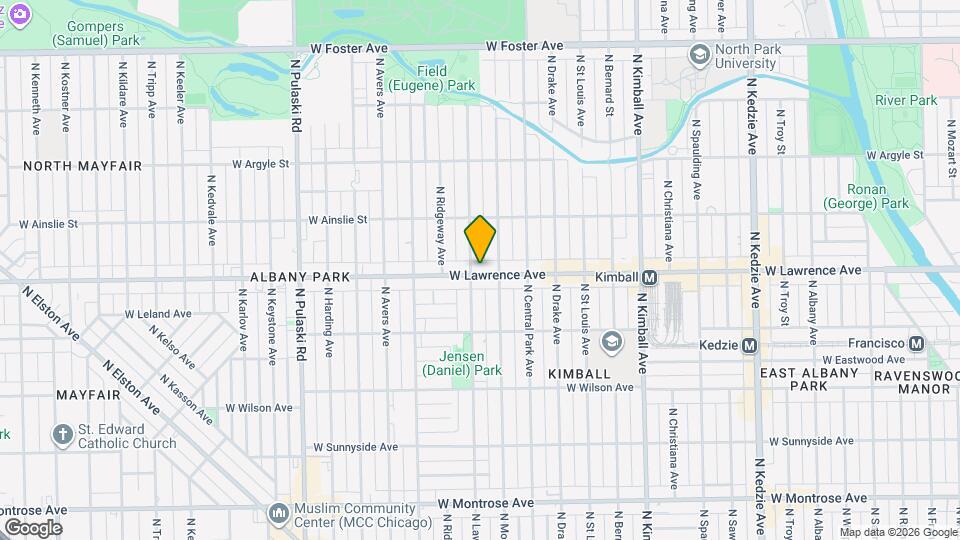 3652 W Lawrence Ave, Unit 2 Map and Location Details