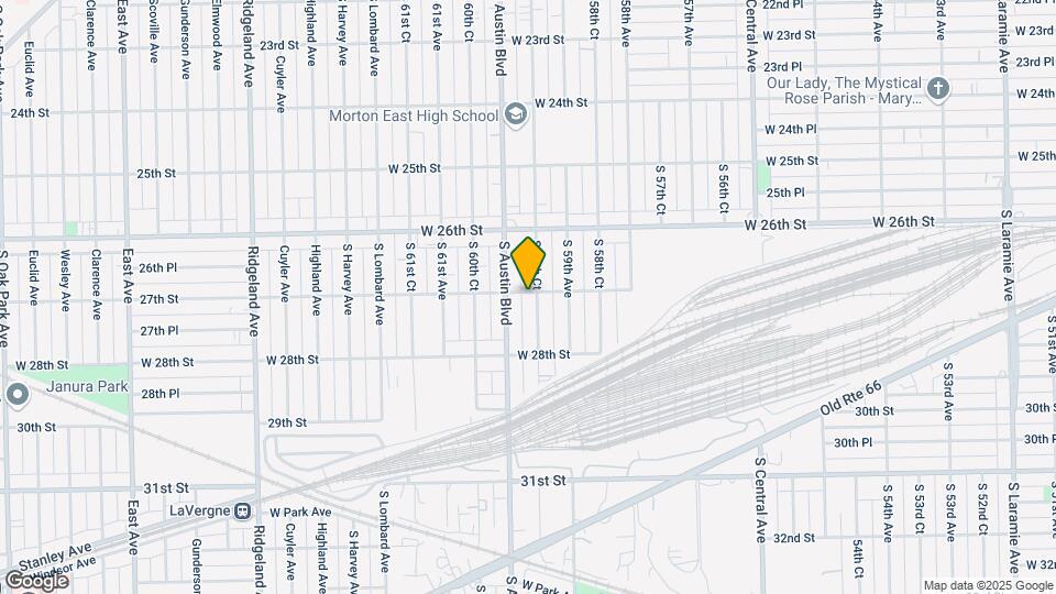 5931-5939 W 27th St Map and Location Details
