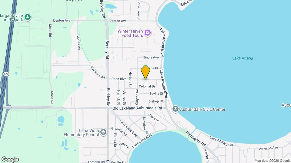 117 Deen Blvd Map and Location Details