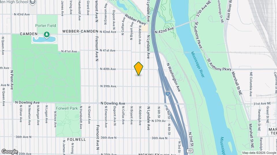 3931 Aldrich Ave N Mapa y Detalles de la Ubicación