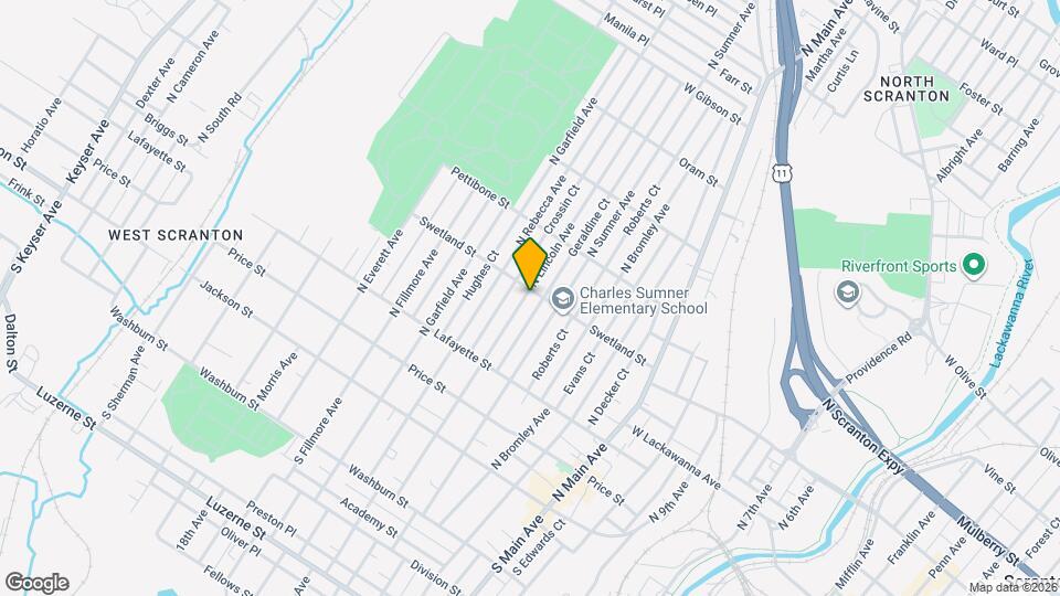 373 N Lincoln Ave Map and Location Details