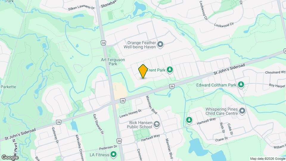 186 Degraaf Cres Map and Location Details