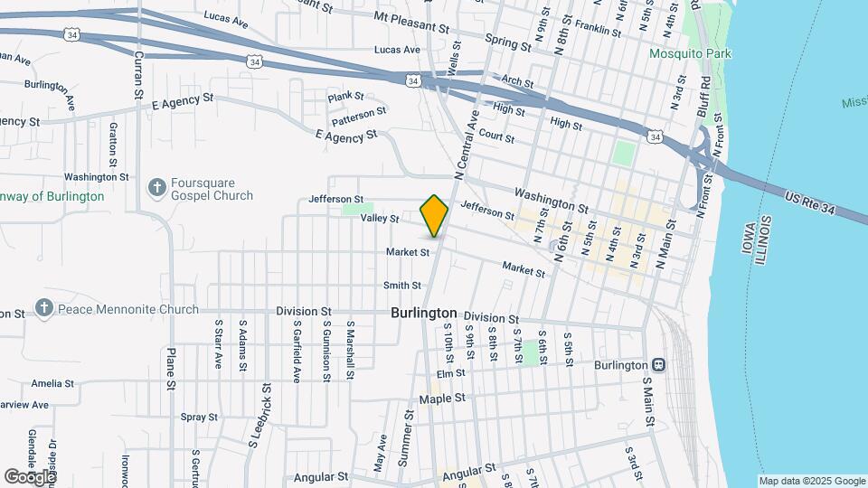 1103 University Pl, Unit C Map and Location Details
