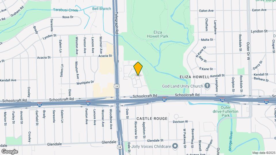 14129 Riverview St Mapa y Detalles de la Ubicación