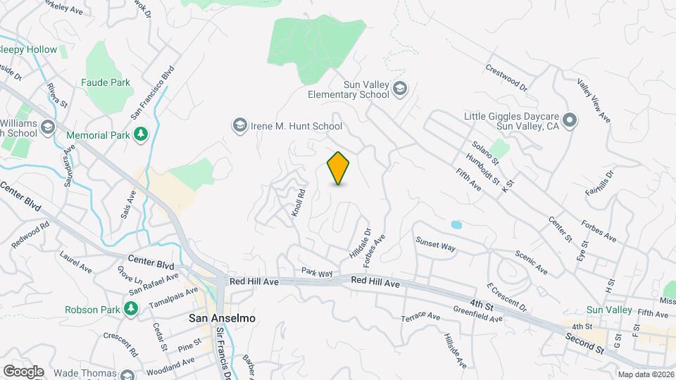 154 Jordan Ave Map and Location Details