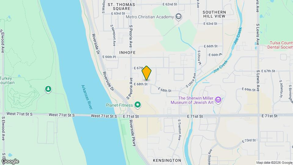 6730 S Quincy Ave Map and Location Details