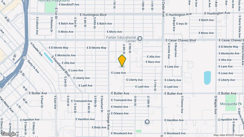 1052 S 8th St Mapa y Detalles de la Ubicación