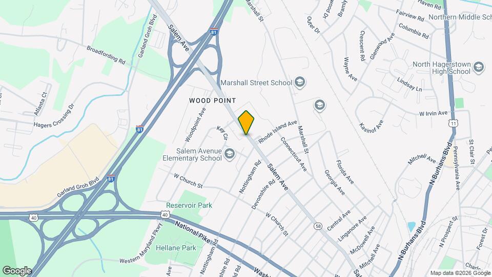 1337 Salem Ave Map and Location Details