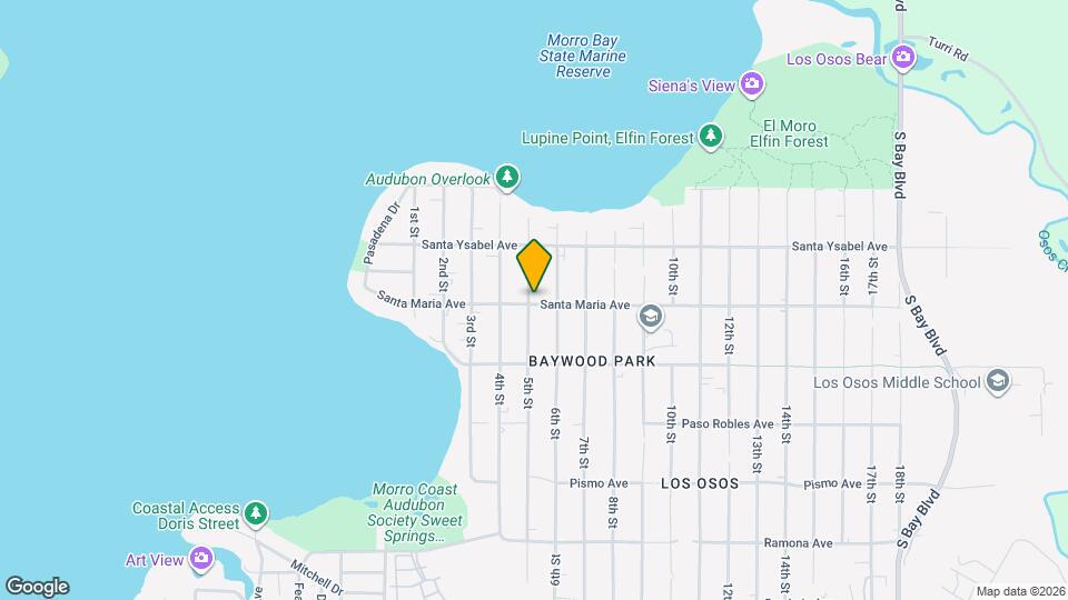 822 Santa Maria Ave Map and Location Details