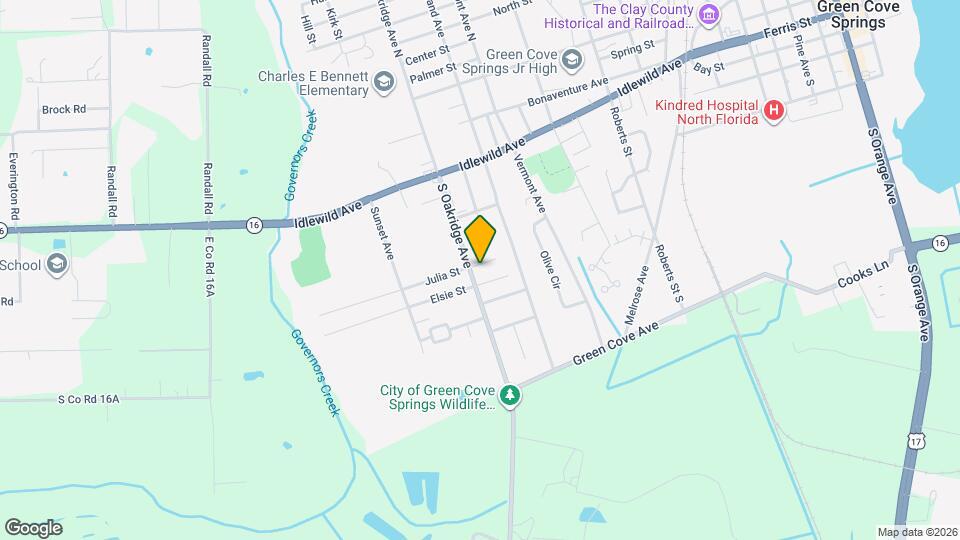 1515 Julia St Map and Location Details