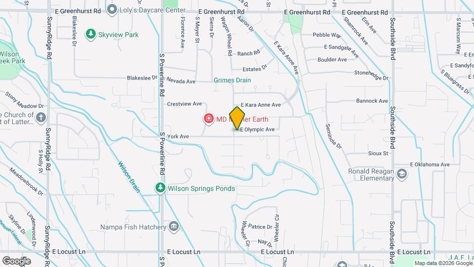 2005 E Olympic Ave Map and Location Details