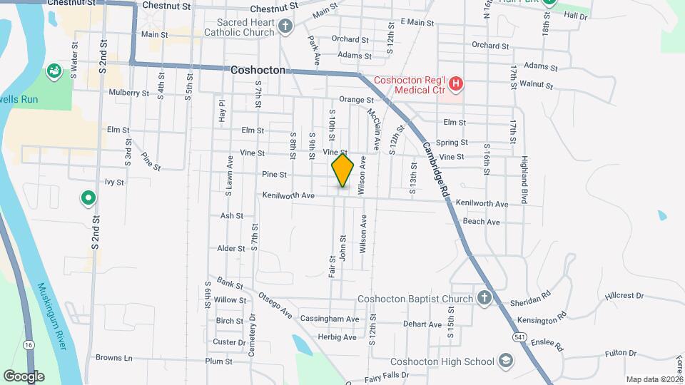 1008 Kenilworth Ave Map and Location Details