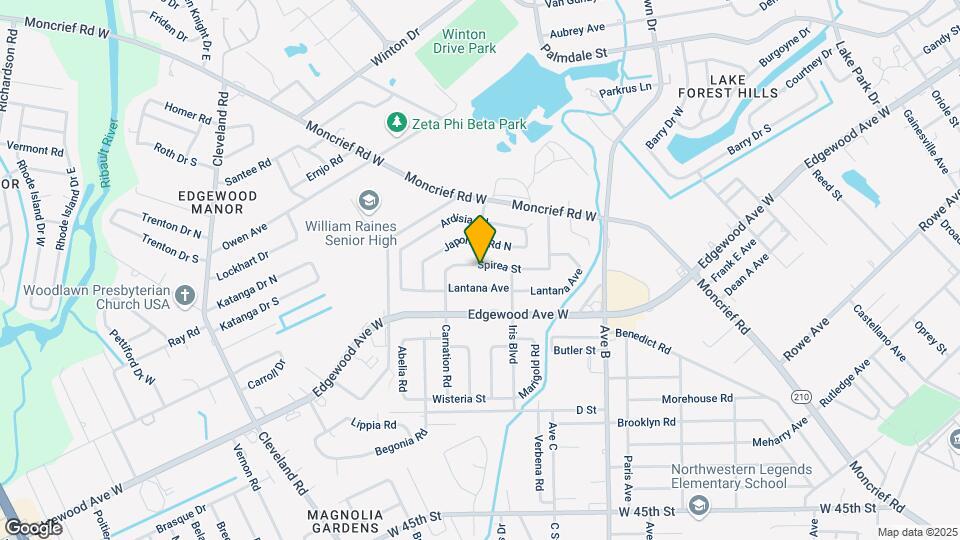 2540 Spirea St Map and Location Details
