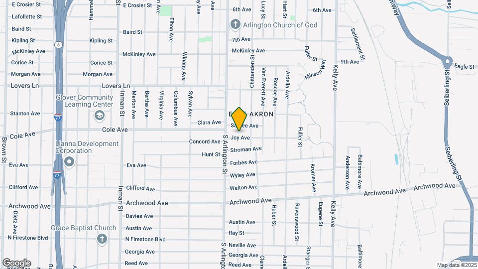 1057 Joy Ave Map and Location Details