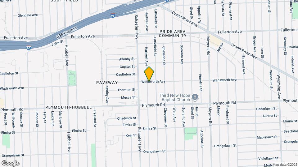 11758 Hartwell St Map and Location Details