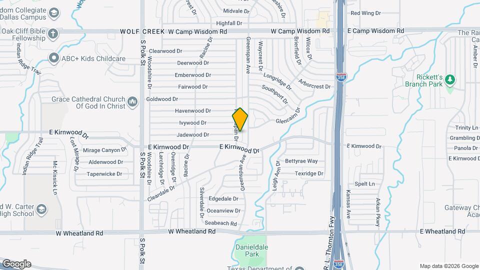 7704 Woodspan Dr Map and Location Details