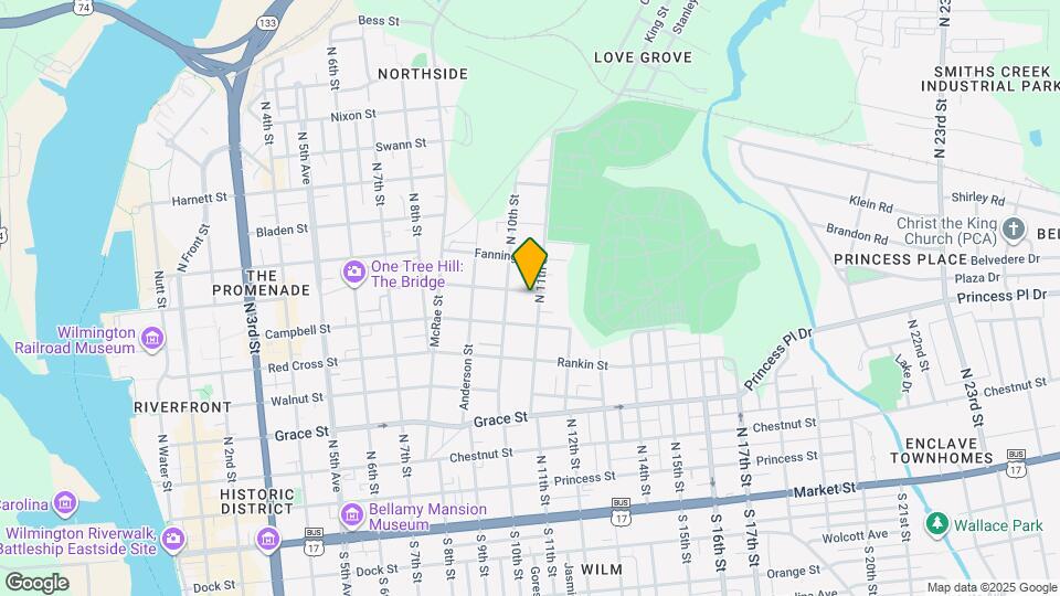 1014 Hanover St Map and Location Details