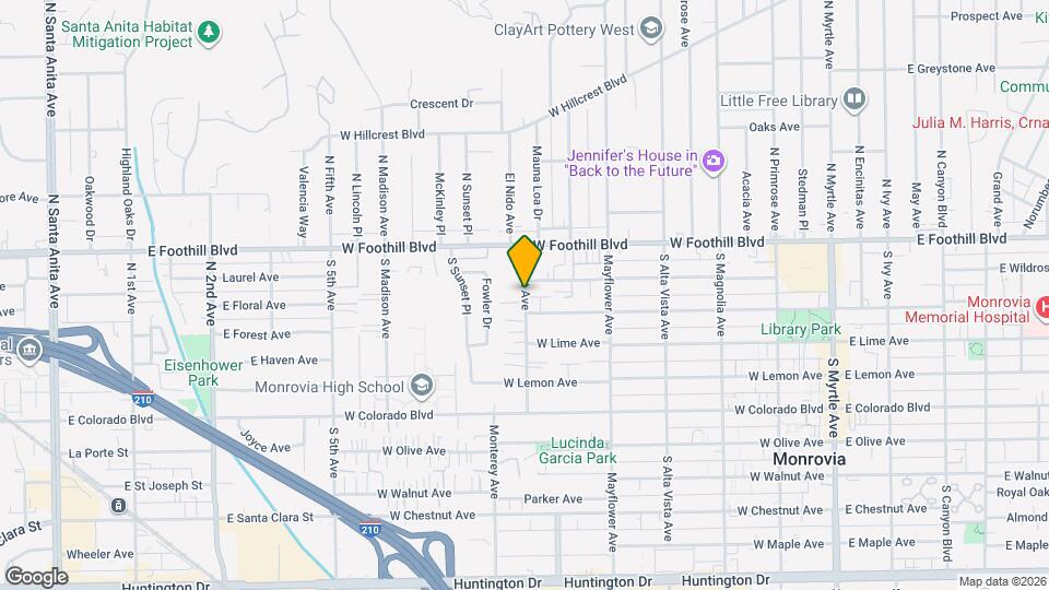 Villa Violet Apartments and Nearby Monrovia Apartments For Rent