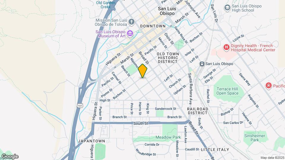 579 Buchon St Map and Location Details
