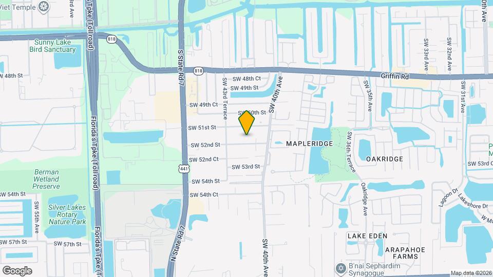 4149 SW 52nd St Map and Location Details