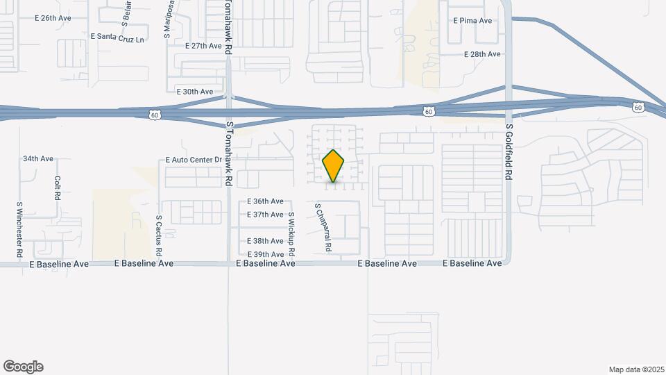 2205 E 35th Ave Map and Location Details