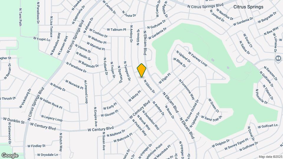 8608 N Gilovu Dr Map and Location Details