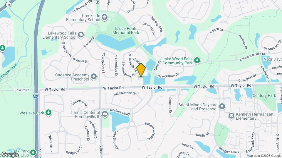 14233 S Hillsdale Ct Map and Location Details