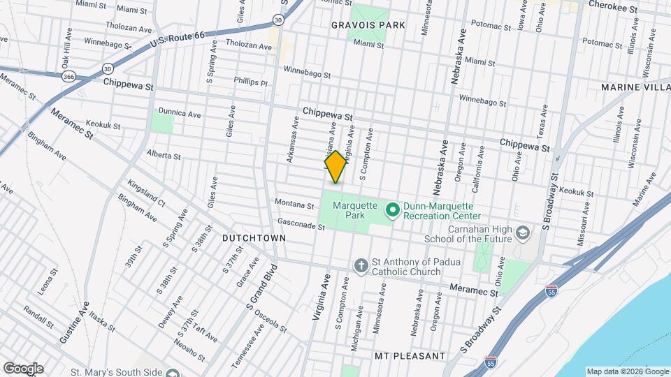 3309 Osage St Mapa y Detalles de la Ubicación