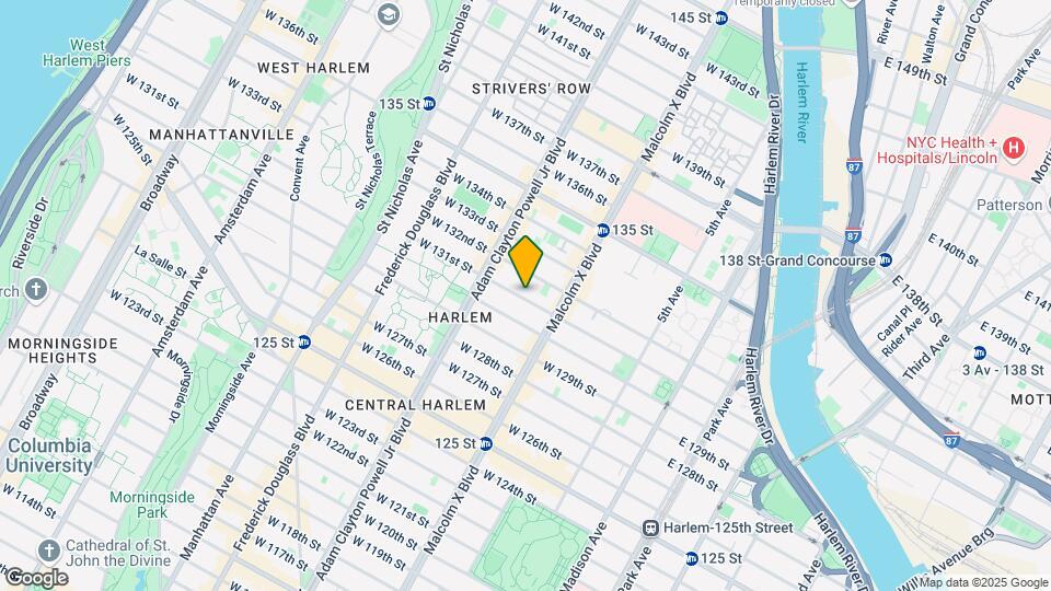 129 W 131st St Map and Location Details