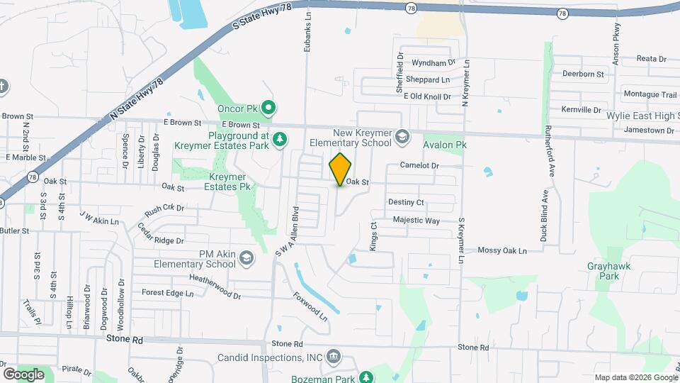 104 S Rolling Meadow Dr, Unit 307 Map and Location Details