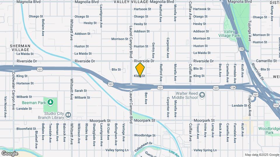 12024 Laurel Canyon Blvd Mapa y Detalles de la Ubicación