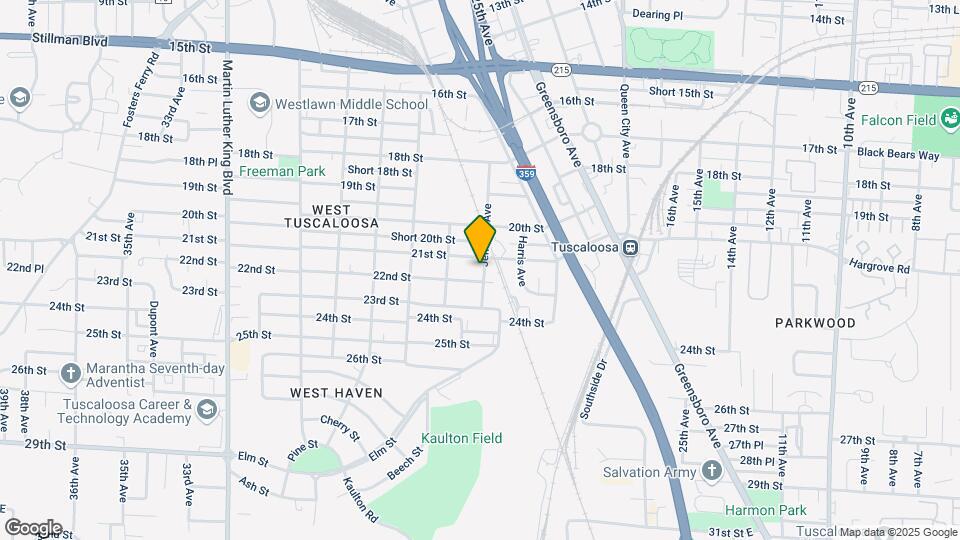 2116 Jemison Ave Mapa y Detalles de la Ubicación