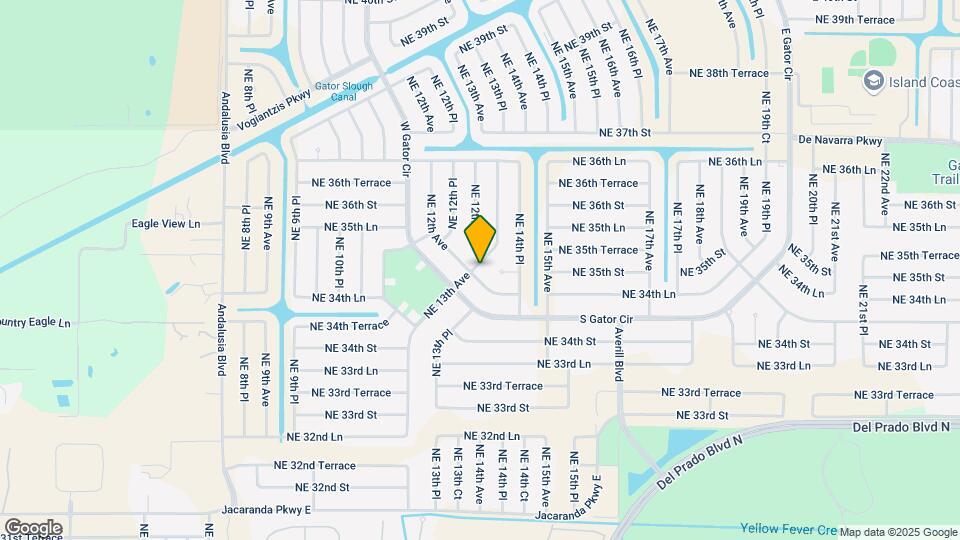 1301 NE 34th Ln Map and Location Details