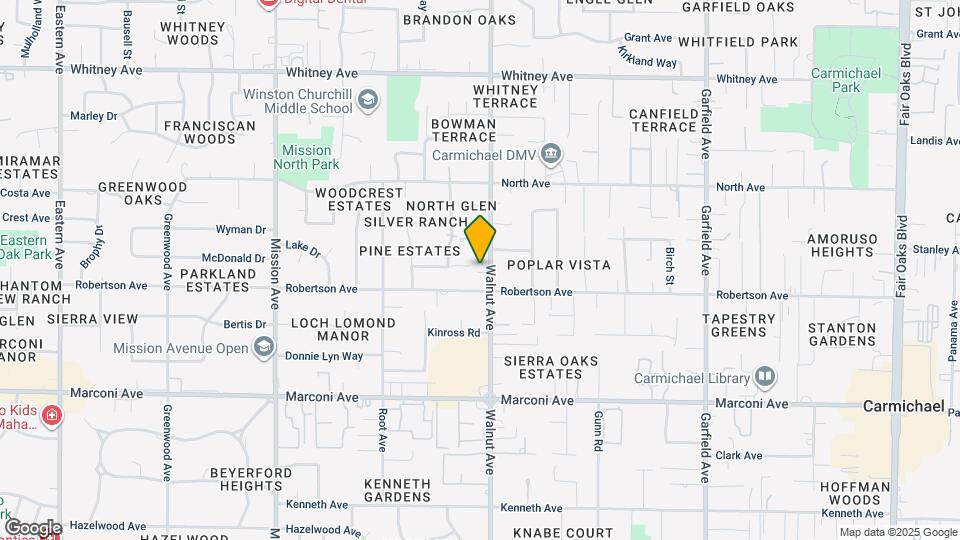 3113 Walnut Ave Map and Location Details