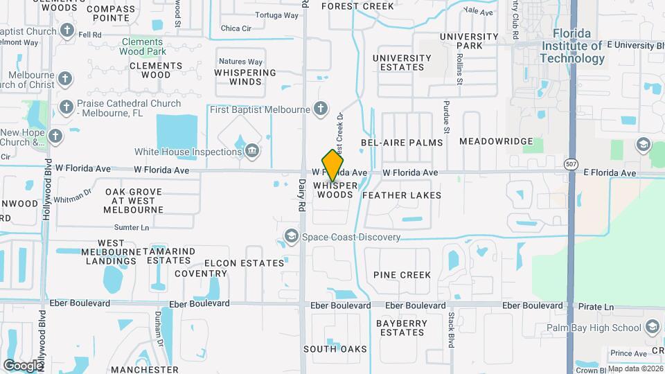 3620 Whisperwood Cir Map and Location Details