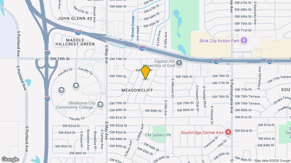 7708 S Miller Blvd Map and Location Details