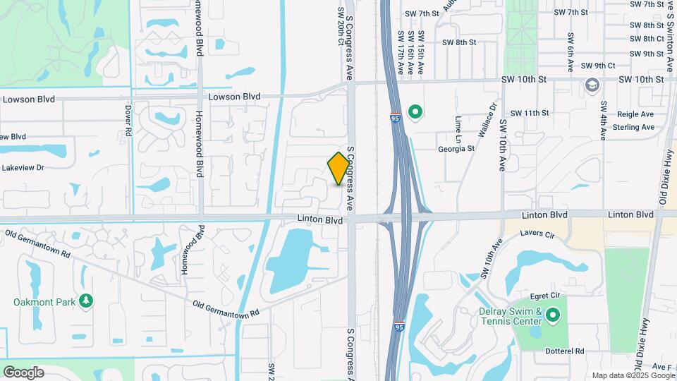Lucaya Delray Condominiums Map and Location Details