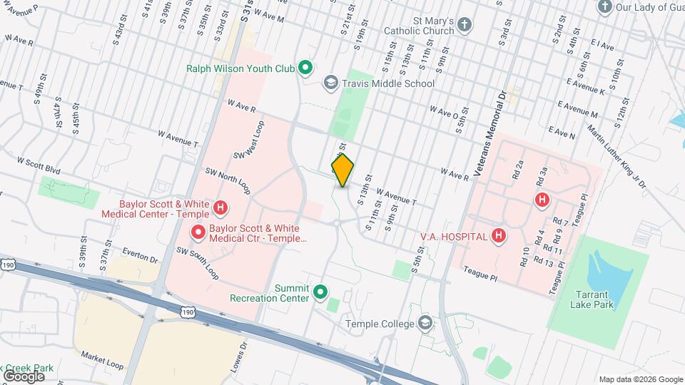 2010 S 15th St Map and Location Details