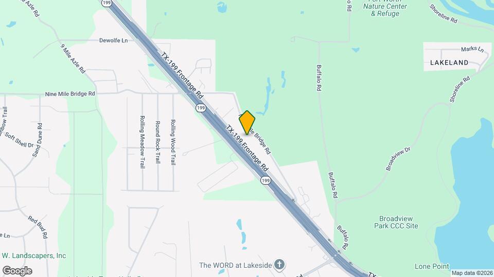 9600 Jacksboro Hwy Map and Location Details